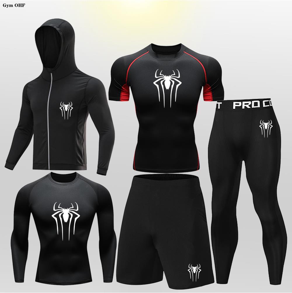 Running Jogging Gear - 子供、ジョギング、トレーニング用のムマボクシングコンプレッションジャージセット、bjjjrashguard、ju jitsu、キックボクシングジムフィットネス服、男の子の服
