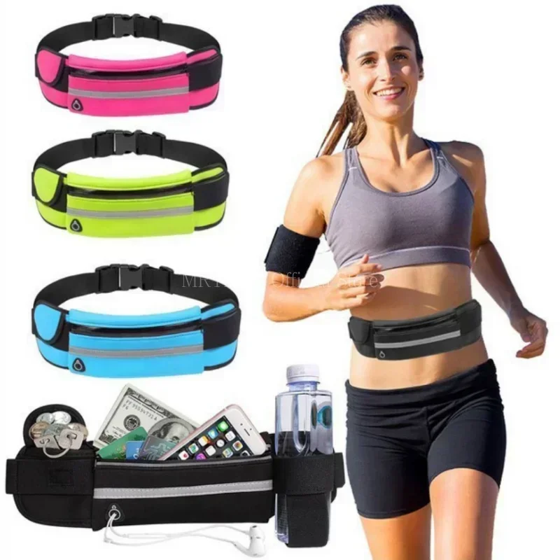 Running Jogging Gear - 1pc ランニングバッグ女性ウエストバッグベルトバッグ男性スポーツファニーパック携帯電話バッグジムランニング携帯電話ジョギングランサイクリングバッグ
