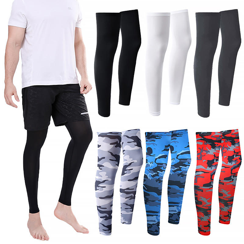 夏用ランニングサイクリングレッグスリーブアイスシルクUV保護 - Running Gear Usa のレビューと価格