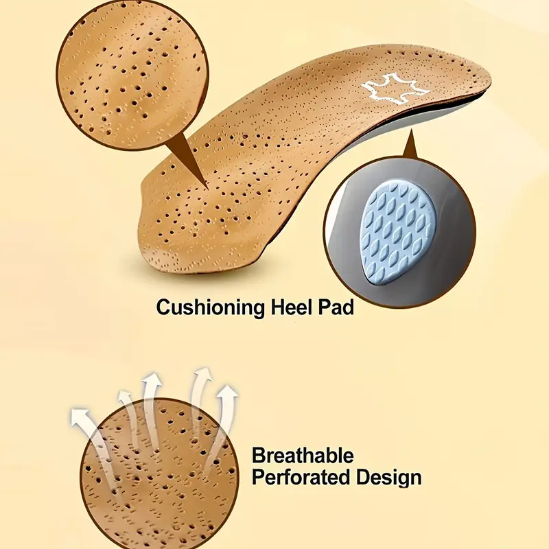 ハーフインソール アーチサポート 整形外科靴 足用インソール - Insole Arch Support のレビューと価格