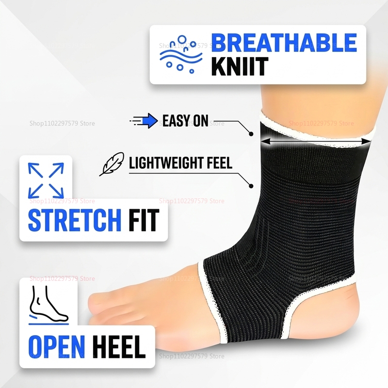 男女兼用足首サポーター、ランニング、サイクリング、バスケット - Running Recovery Gear のレビューと価格