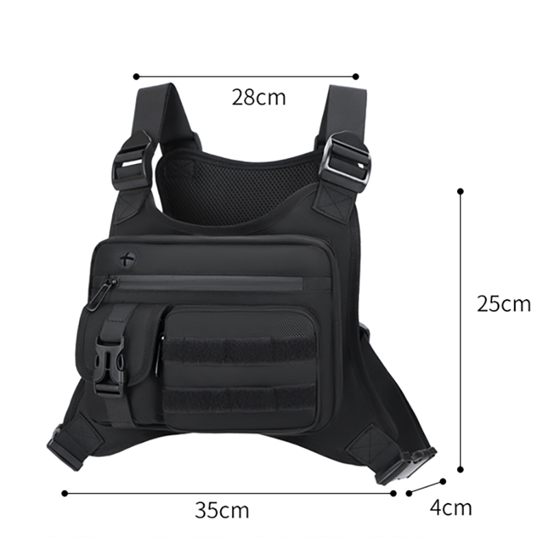 タクティカルチェストリグバッグ メンズ 防水 クロスボディハ - Running Gear Usa のレビューと価格