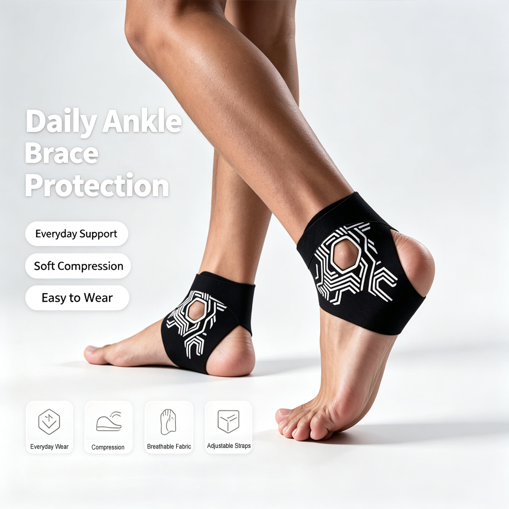 調整可能なスタビライザー足首サポートブレース、通気性のある圧 - Running Recovery Gear のレビューと価格