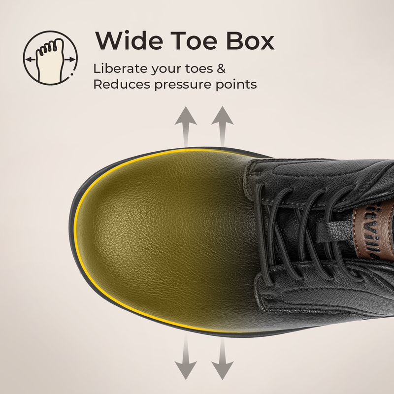 itVille メンズ 幅広レザー スリップオン カジュアル - Insole Arch Support のレビューと価格
