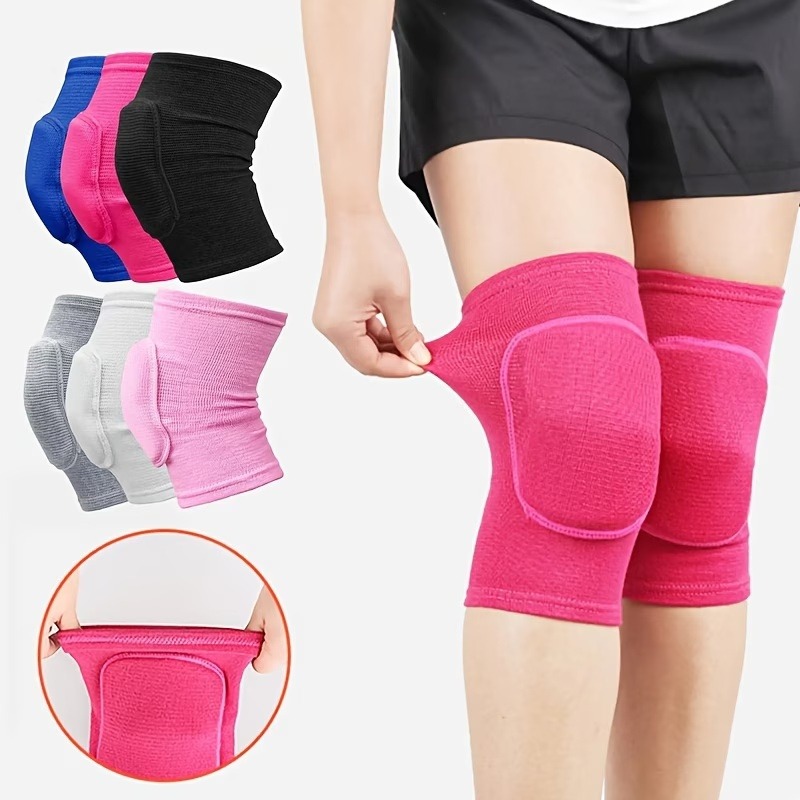 暖かい膝パッド、男女兼用滑り止め弾性スポーツ膝パッド、通気性 - Running Gear Satisfy のレビューと価格